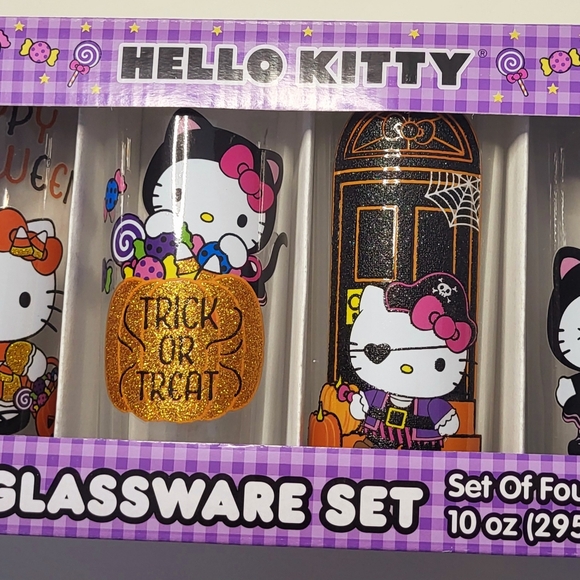 Hello Kitty Halloween Glassware - Picture 2 of 5